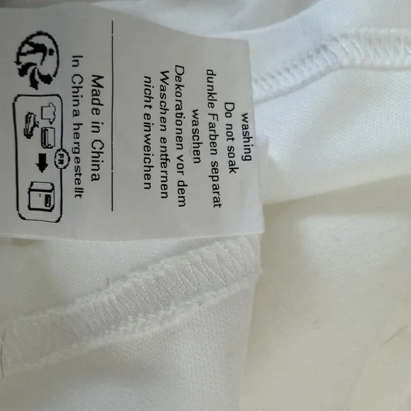 Grace Karin Maxi Sundress Spaghetti Strap White Smocked Pockets lined Size M - Picture 9 of 14